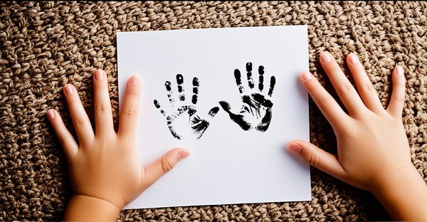 Réalisez des souvenirs familiaux émouvants avec un kit d'empreintes